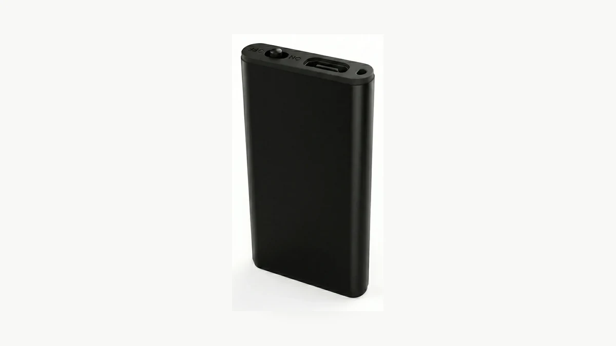 QZT Q1 mini voice recorder front view