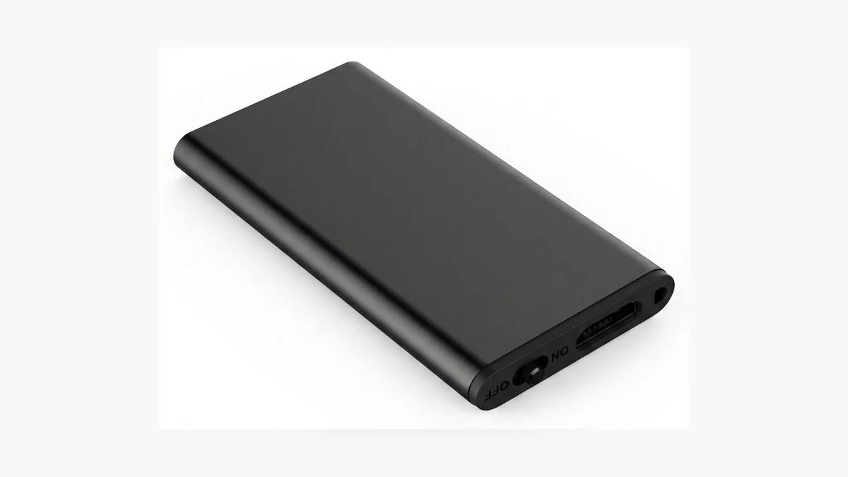 QZT Q1 mini voice recorder side view
