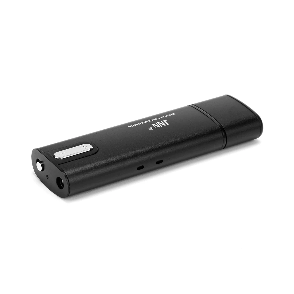 Q16 USB voice recorder black body and side openings