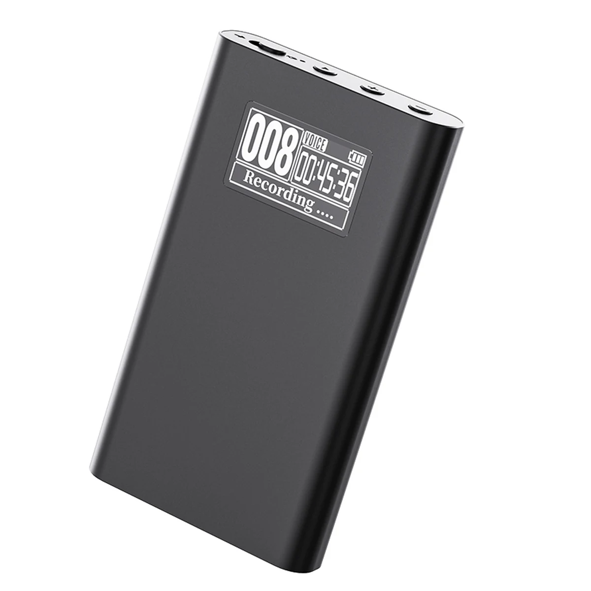 Q86 digital voice recorder front angled view