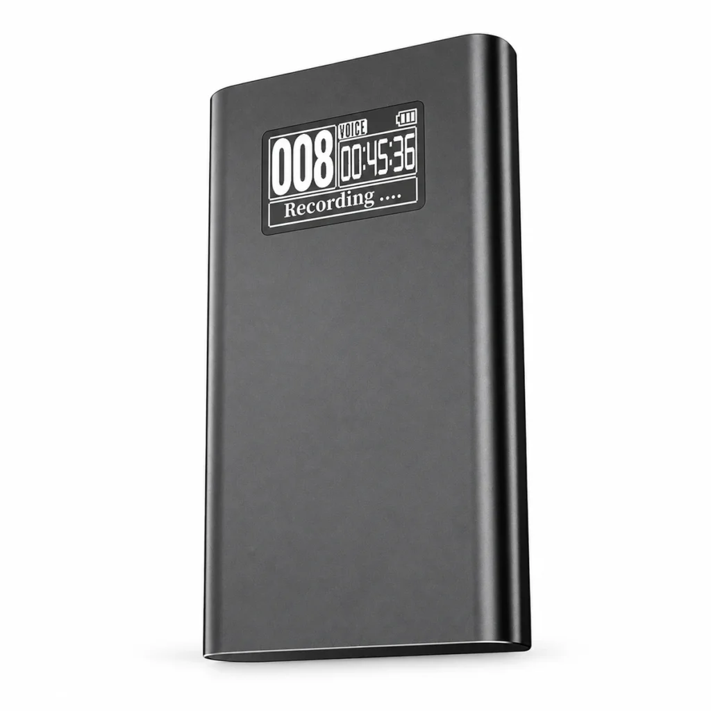 Long-Battery Digital Voice Recorder with 0.77-Inch Screen – Q86