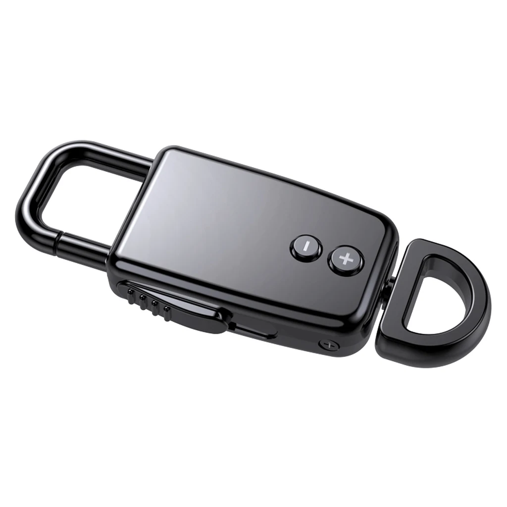 S20 keyring recorder side view showing both loops