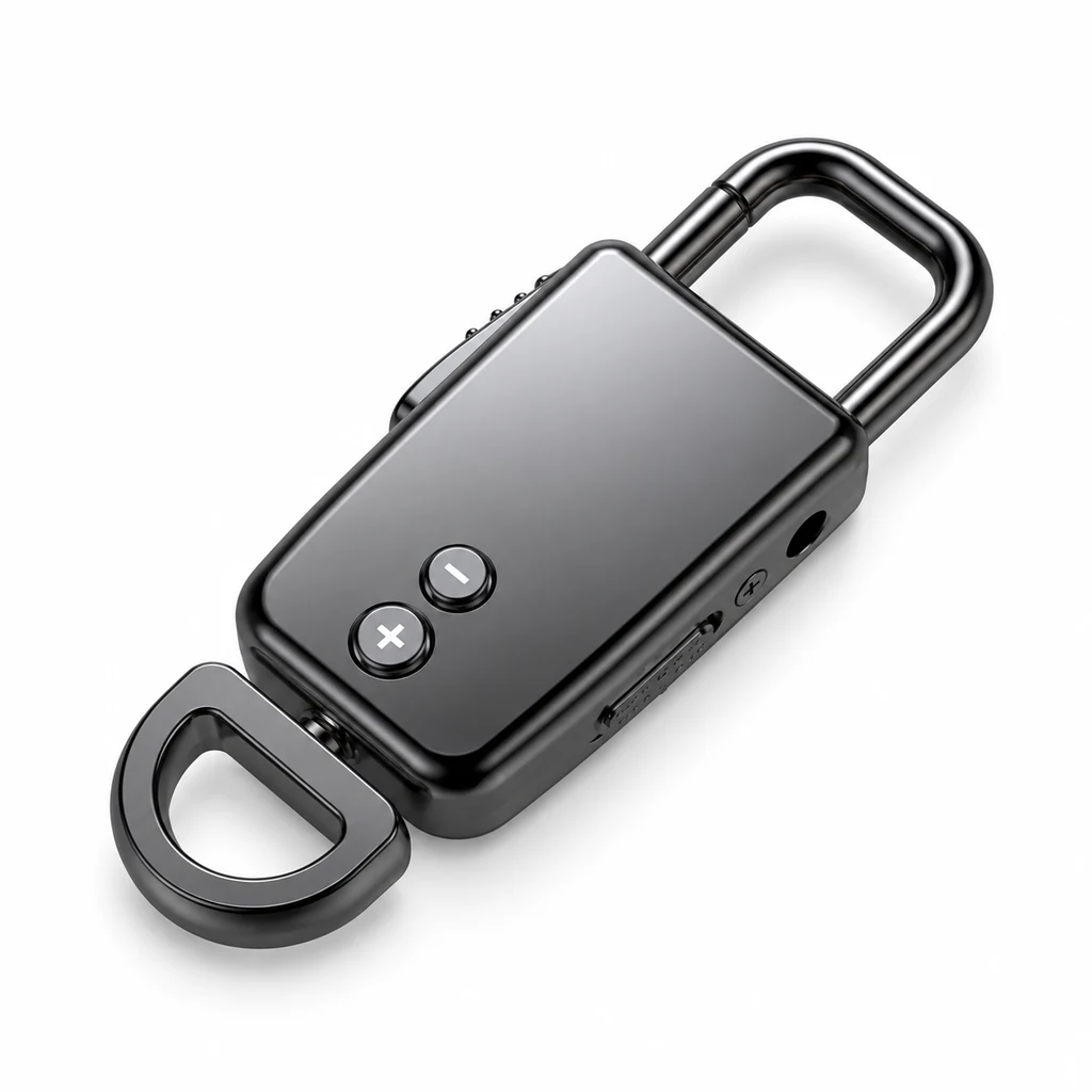 Keyring Digital Voice Recorder with 20-Hour Recording – S20