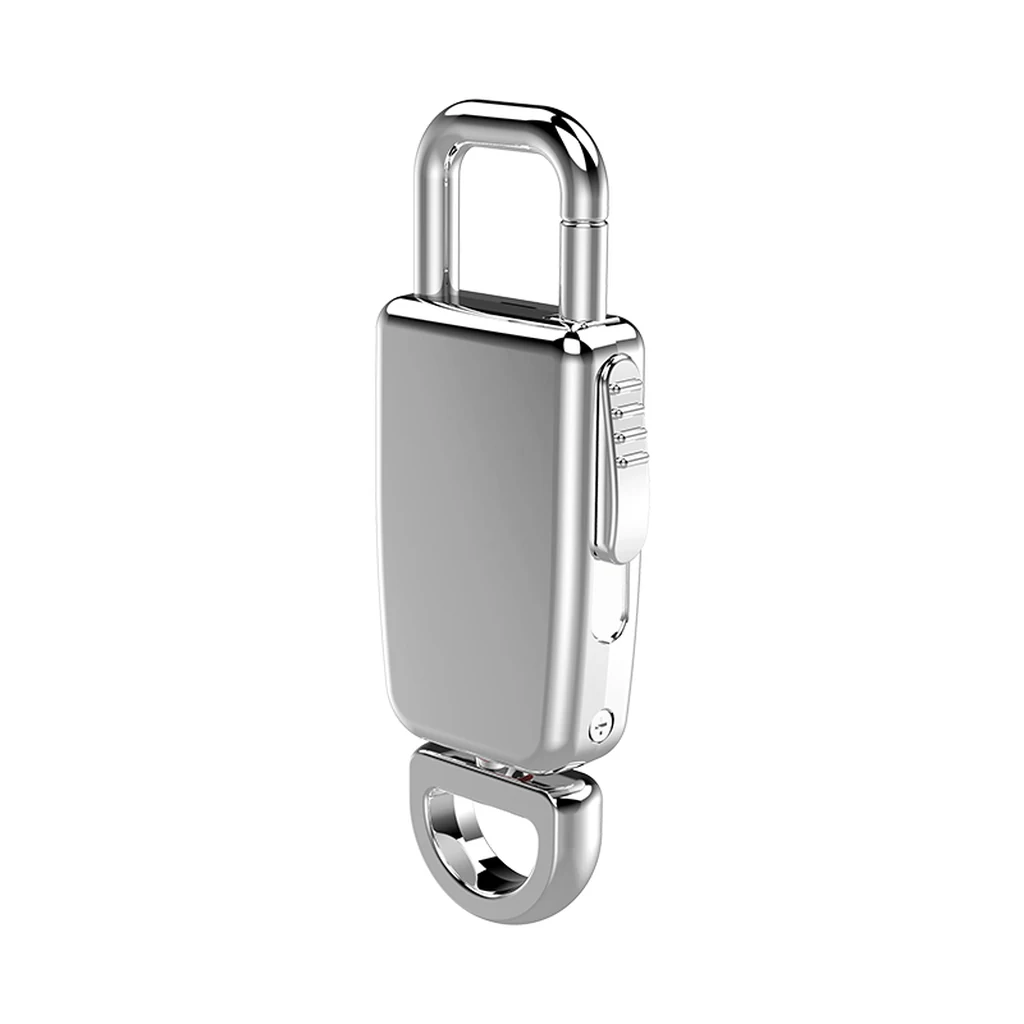 S20 silver keyring voice recorder front