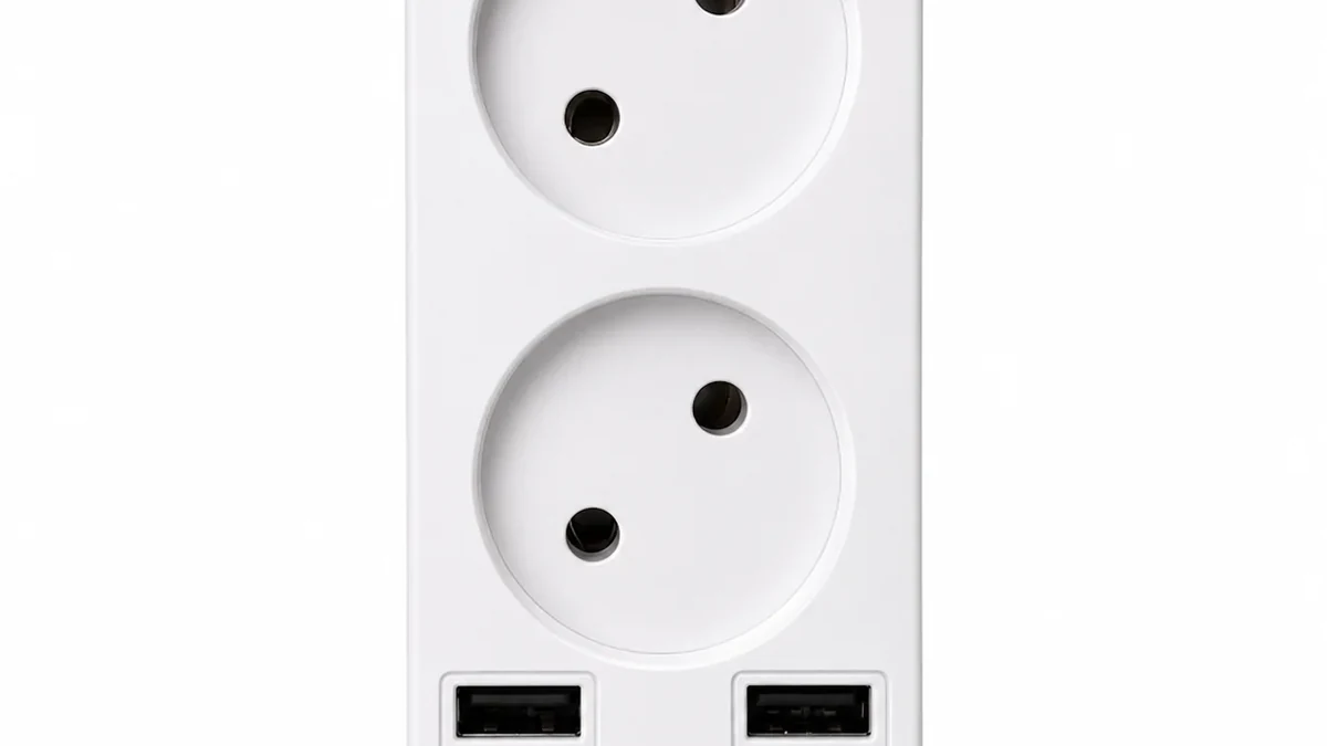 QZT S3 portable EU plug-adapter camera front view