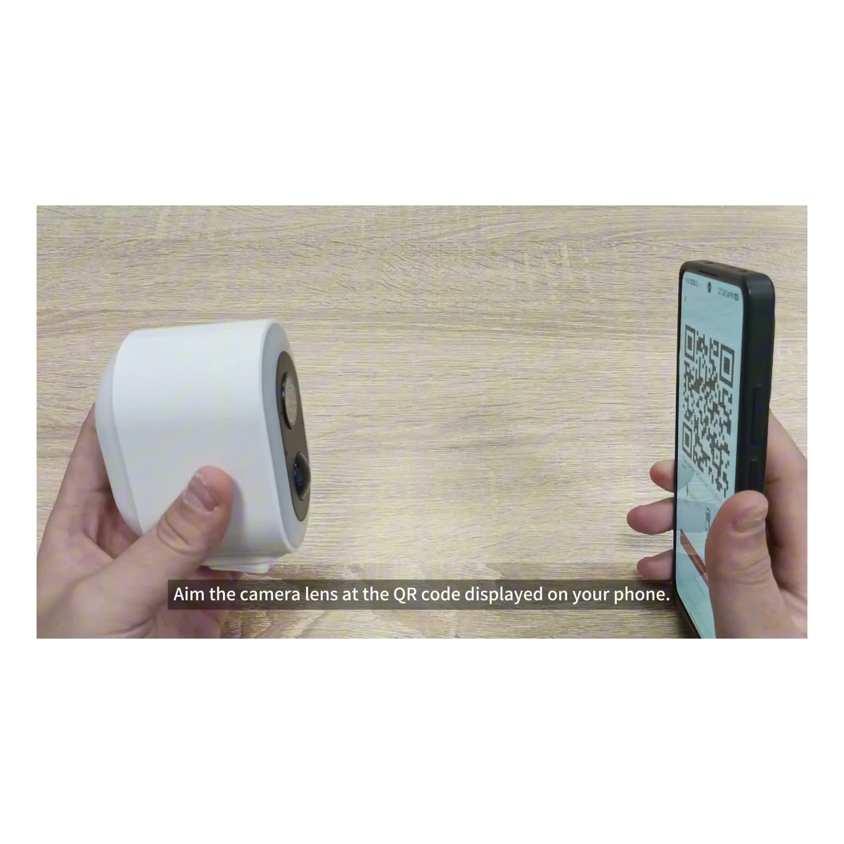 S7T-SP Solar Battery Security Camera real setup demonstration