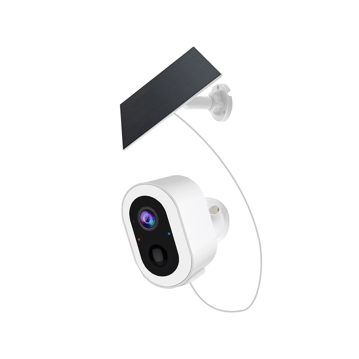 S7T-SP Solar Battery Security Camera complete kit angle