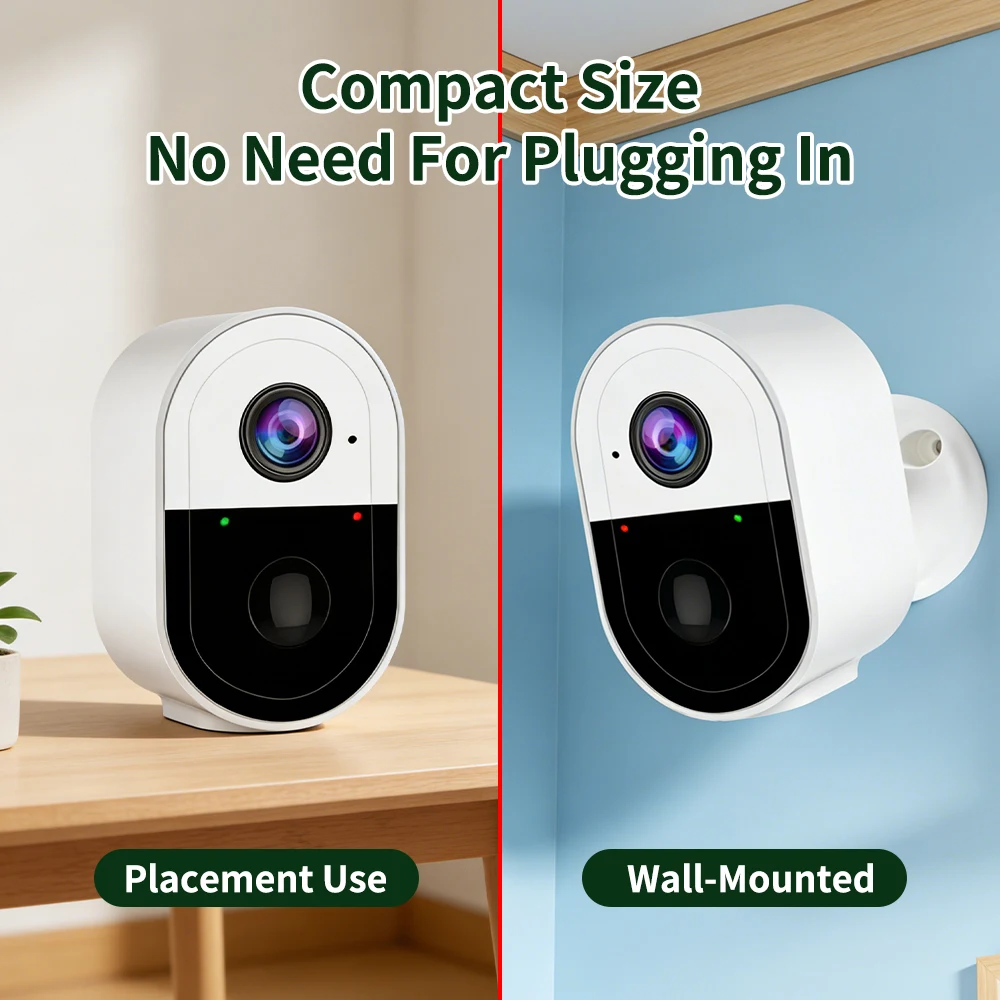 S8T camera housing shown on a surface and wall mount