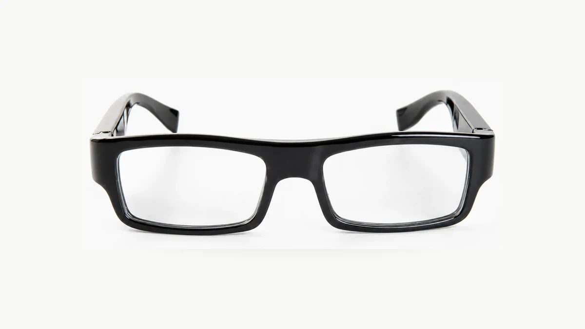 QZT G3000 camera glasses front product view