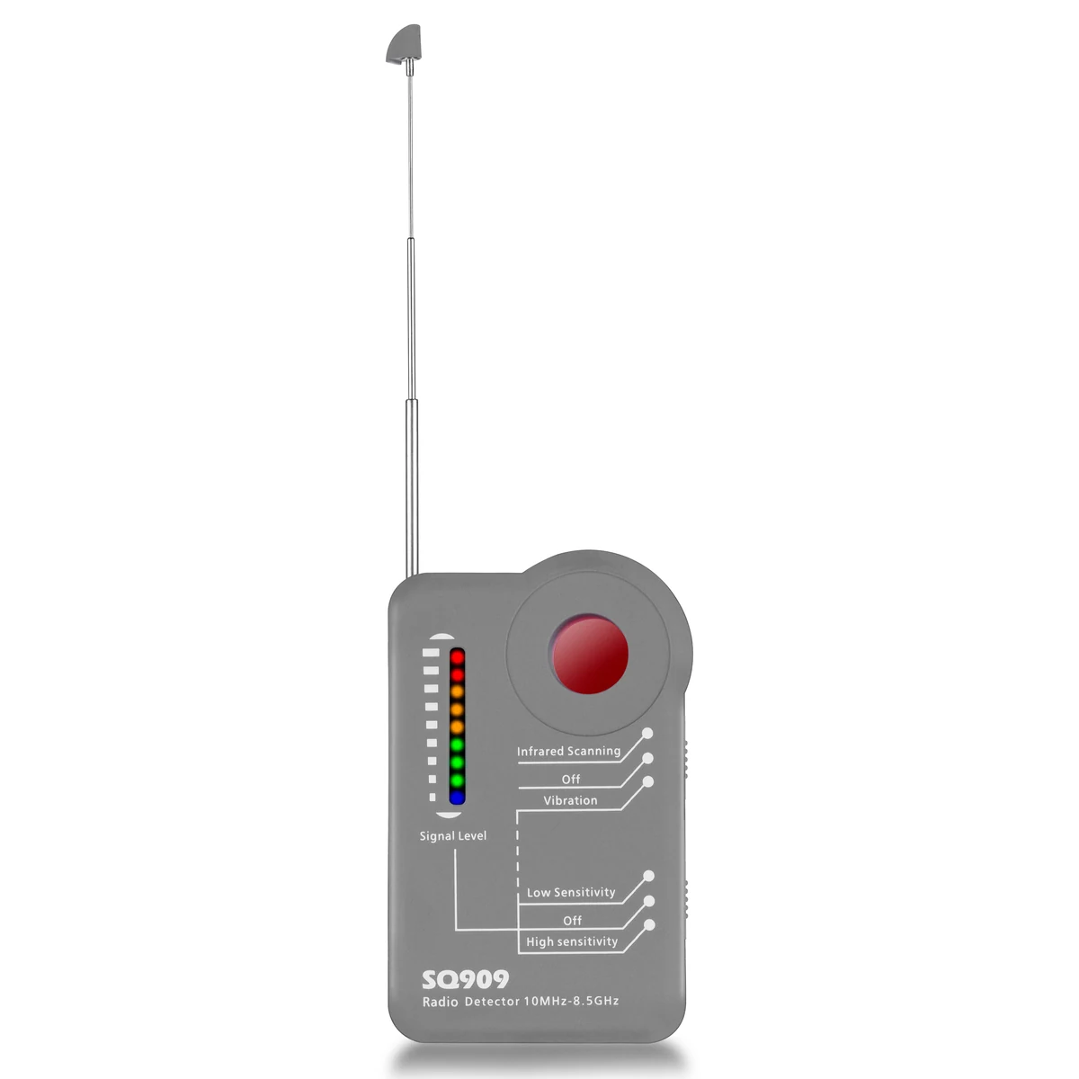 SQ909 RF detector with extended telescopic antenna