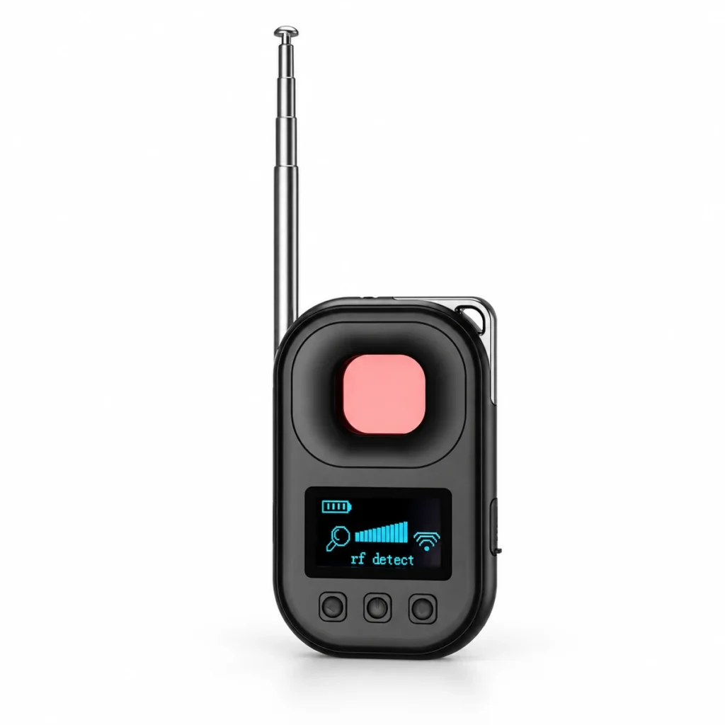 Rilevatore LCD di RF e telecamere con controllo ottico a lente (T03)
