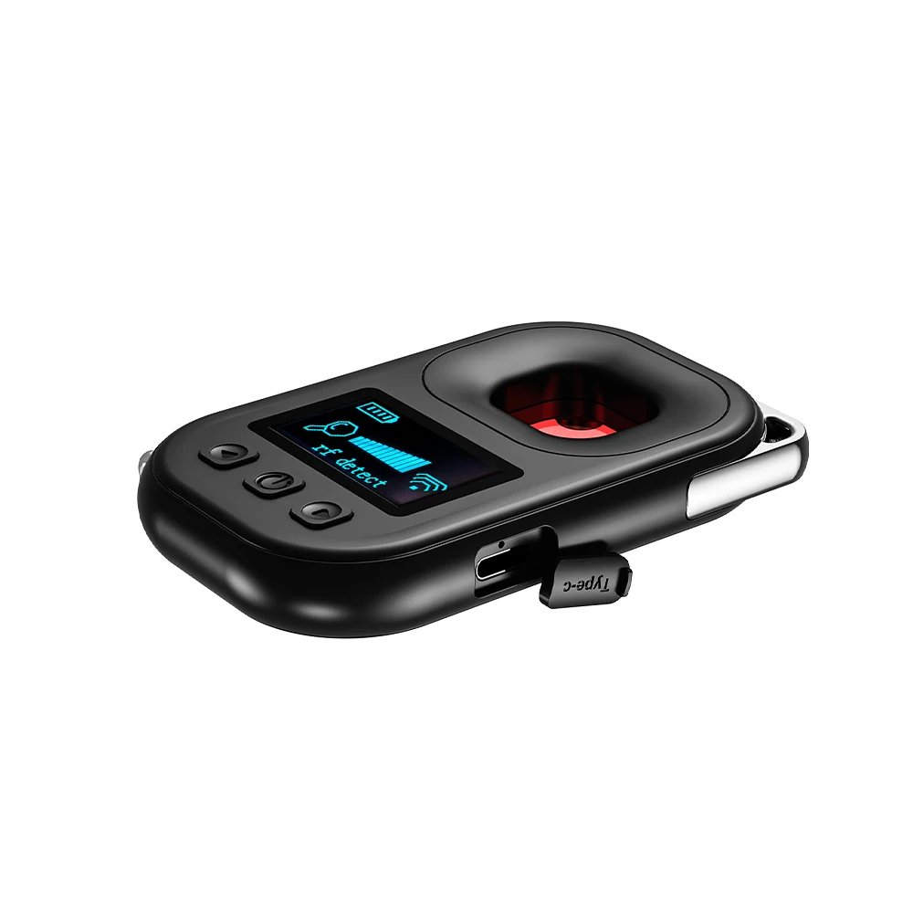 T03 detector side angle with Type-C charging port
