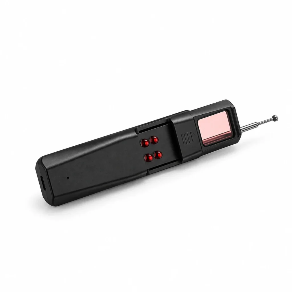 Rilevatore RF e lenti telecamere a scomparsa – T09