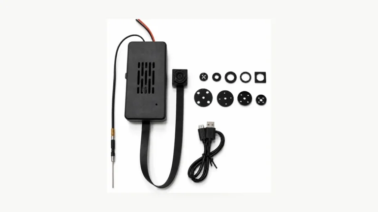 QZT DIY C10 Tuya camera module kit with lens, buttons and USB cable