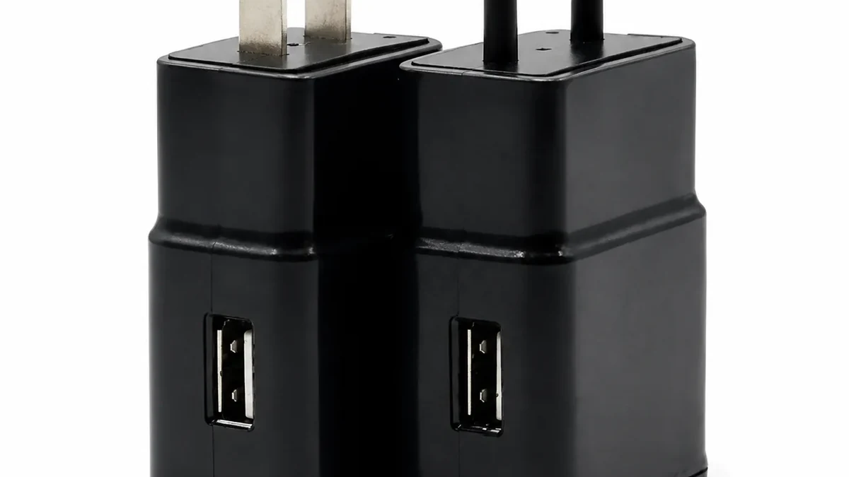 QZT compact WiFi USB charger camera front and plug format