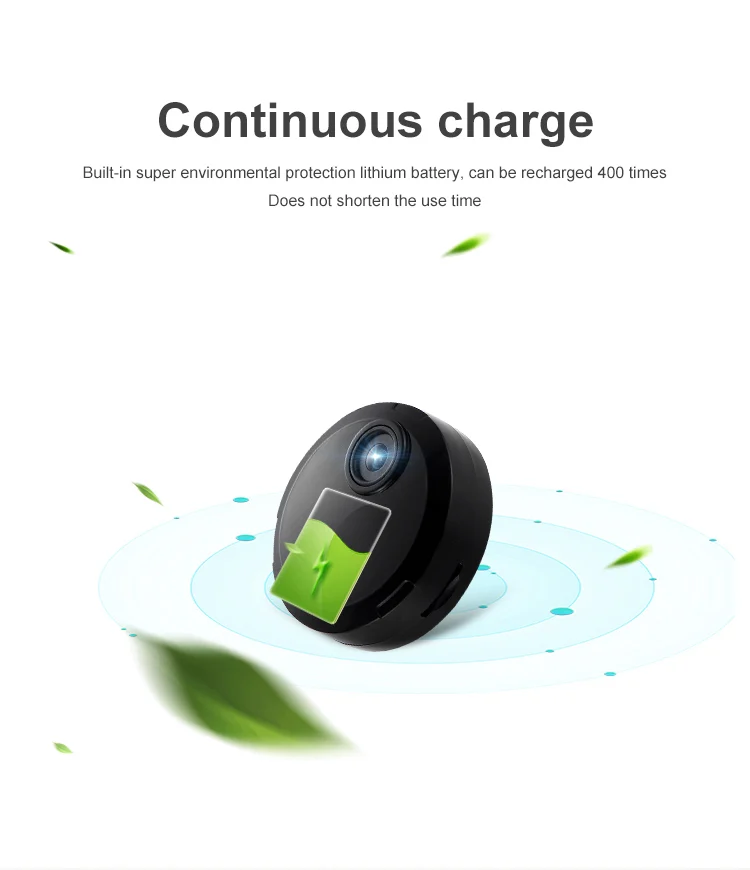 WiFi Mini Camera with Sound Detection hardware detail
