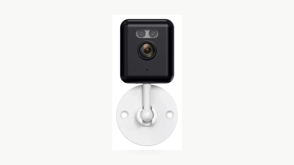 QZT C12 indoor camera hardware detail with no Ethernet or PoE interface listed