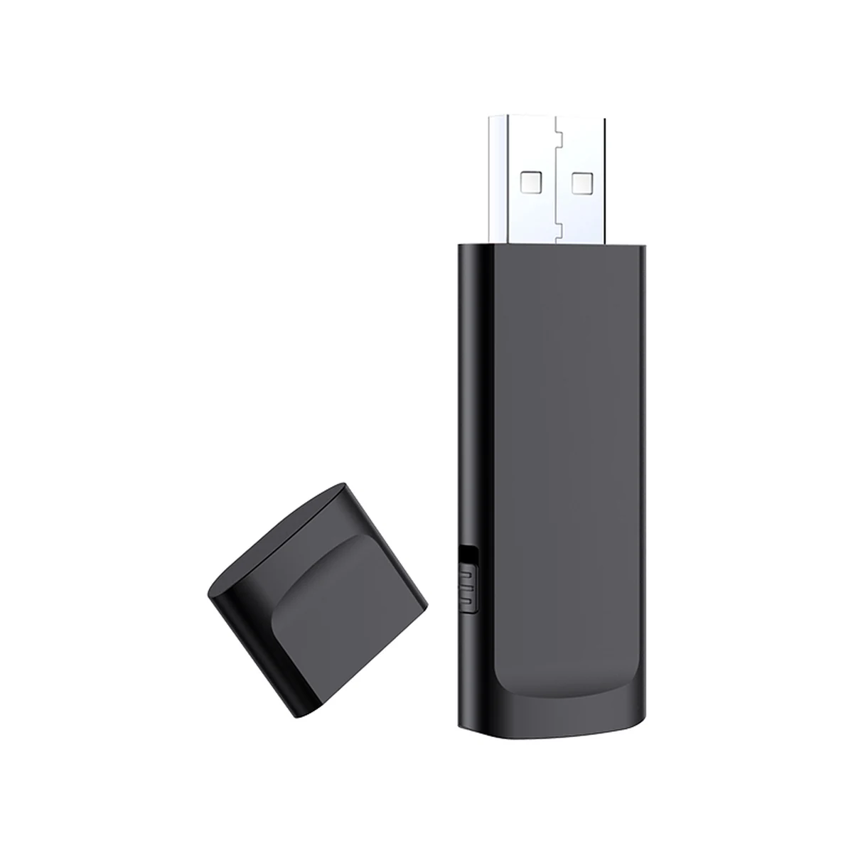 X10 USB recorder with on off side switch and separate cap
