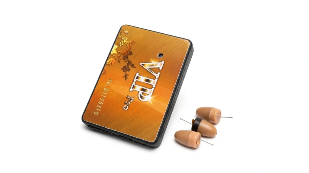 QZT VIP GSM card communicator with miniature wireless earpieces
