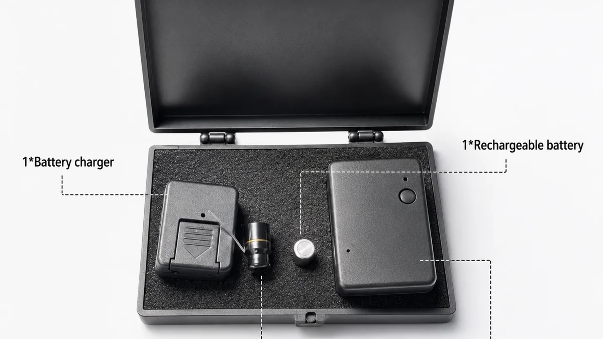QZT BT01 Bluetooth earpiece kit package contents for sample acceptance