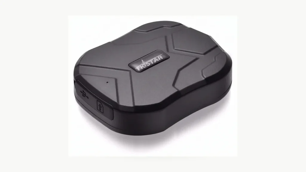 TK905 magnetic GPS tracker viewed from the side